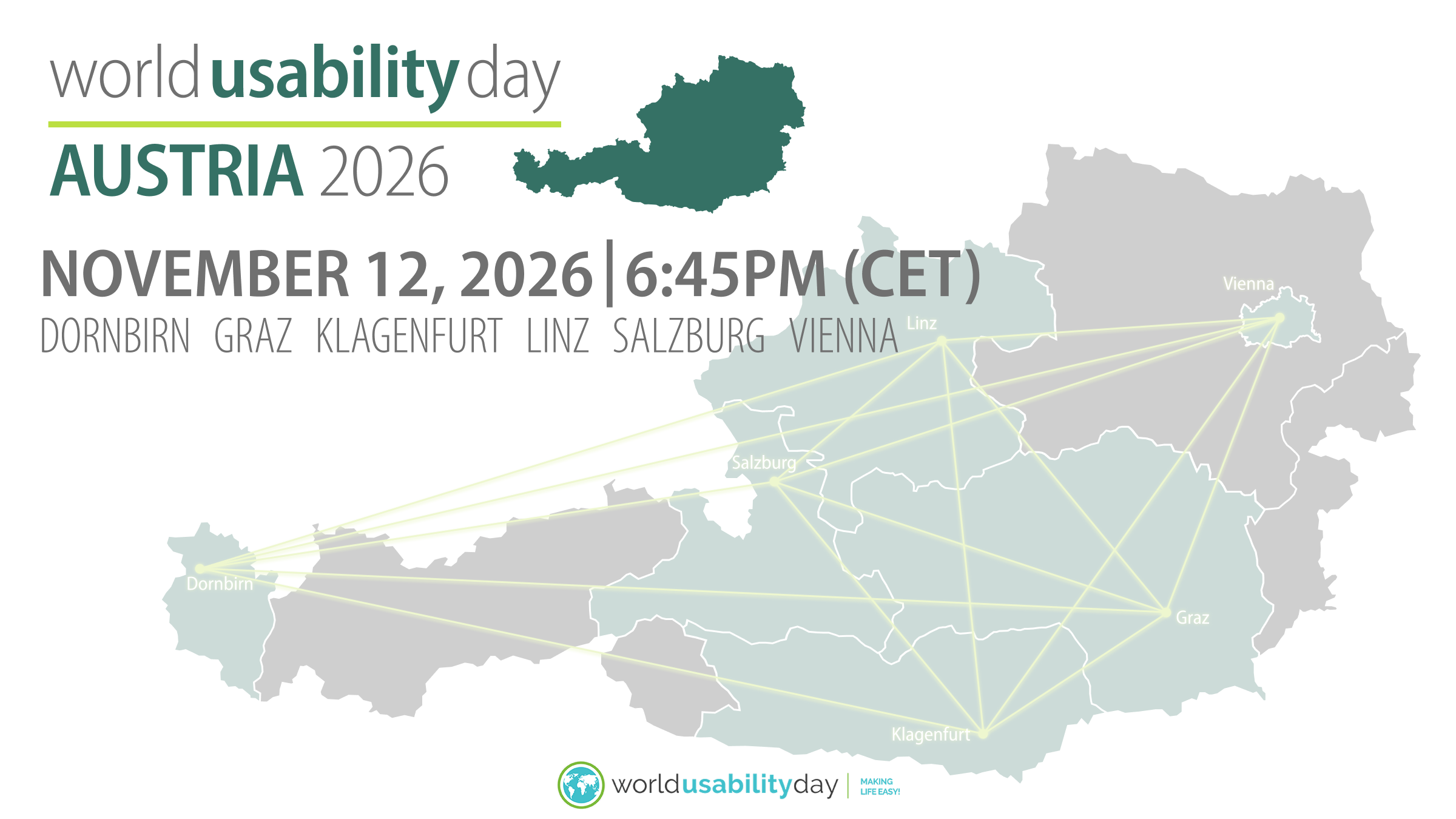 World Usability Day Austria 2026 - Designing a Sustainable Future with Ethical AI